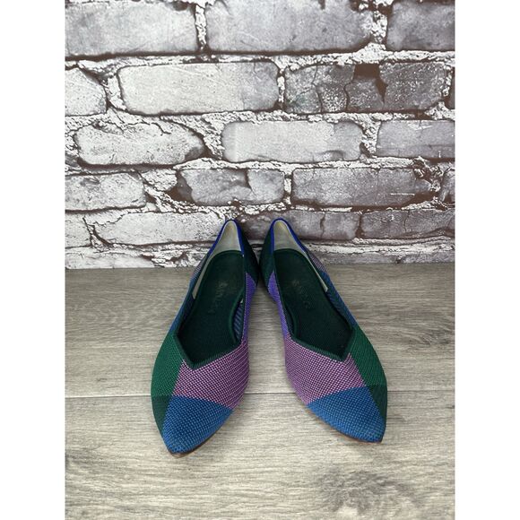 Rothys Fabric Pointed Toe Textile Slip On Ballet Flats Women’s Sz 9.5M US/40.5EU - Picture 3 of 16